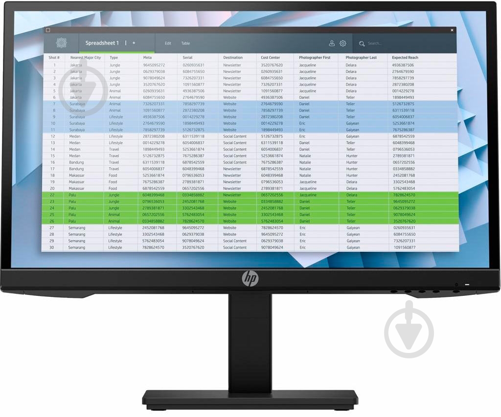 Монитор HP P22h G4 21,5" (7UZ36AA) - фото 1