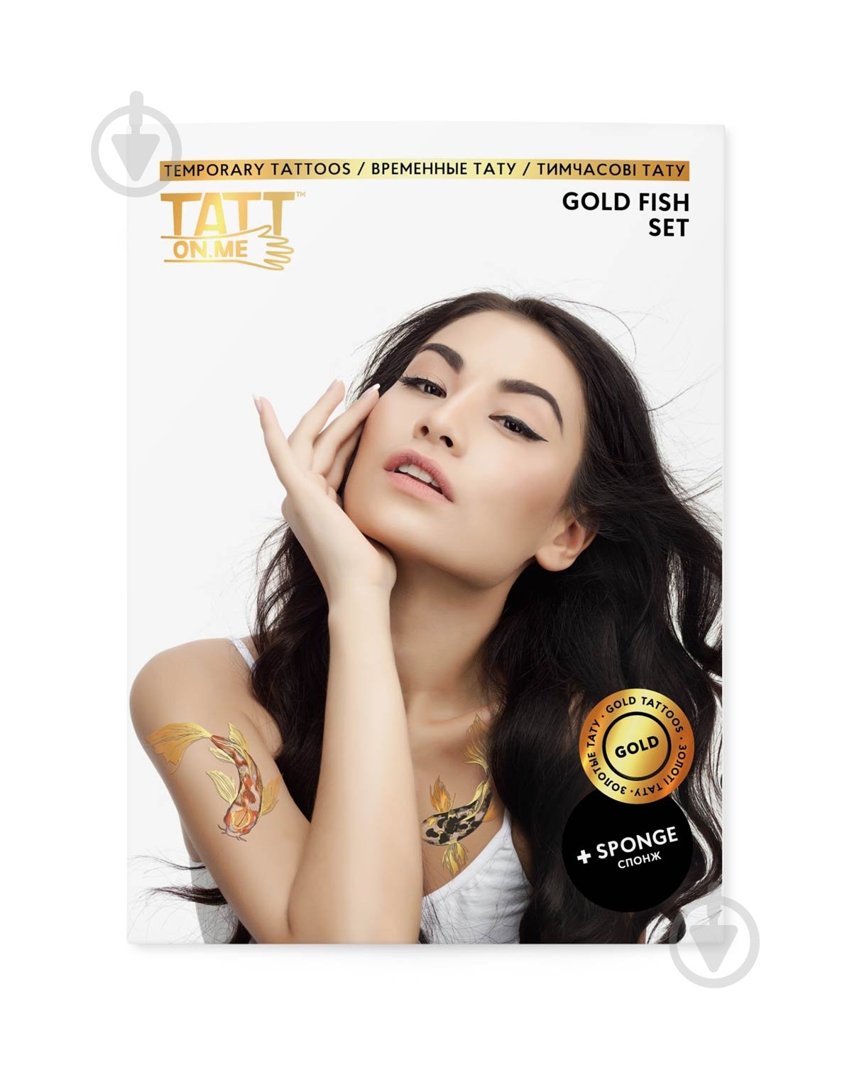 Тату временное TATTon.me Gold Fish Set - фото 1 Тату временное TATTon.me Gold Fish Set - фото 1