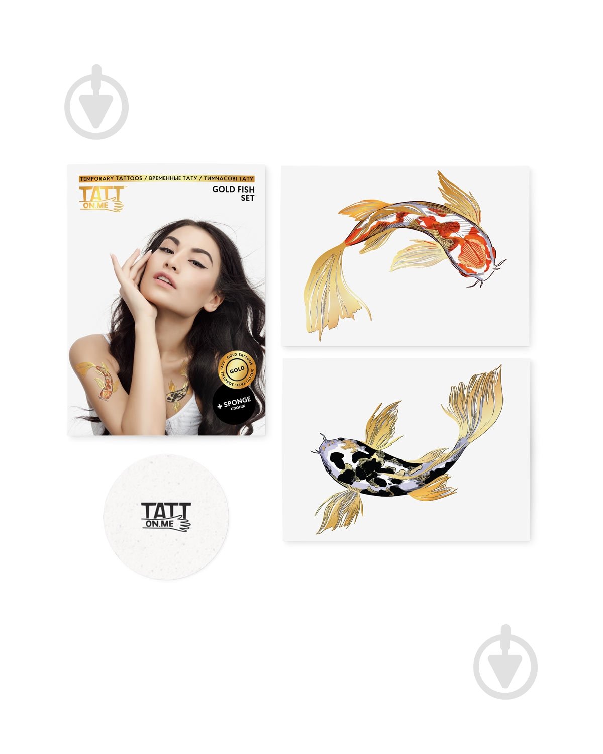 Тату временное TATTon.me Gold Fish Set - фото 3 Тату временное TATTon.me Gold Fish Set - фото 3