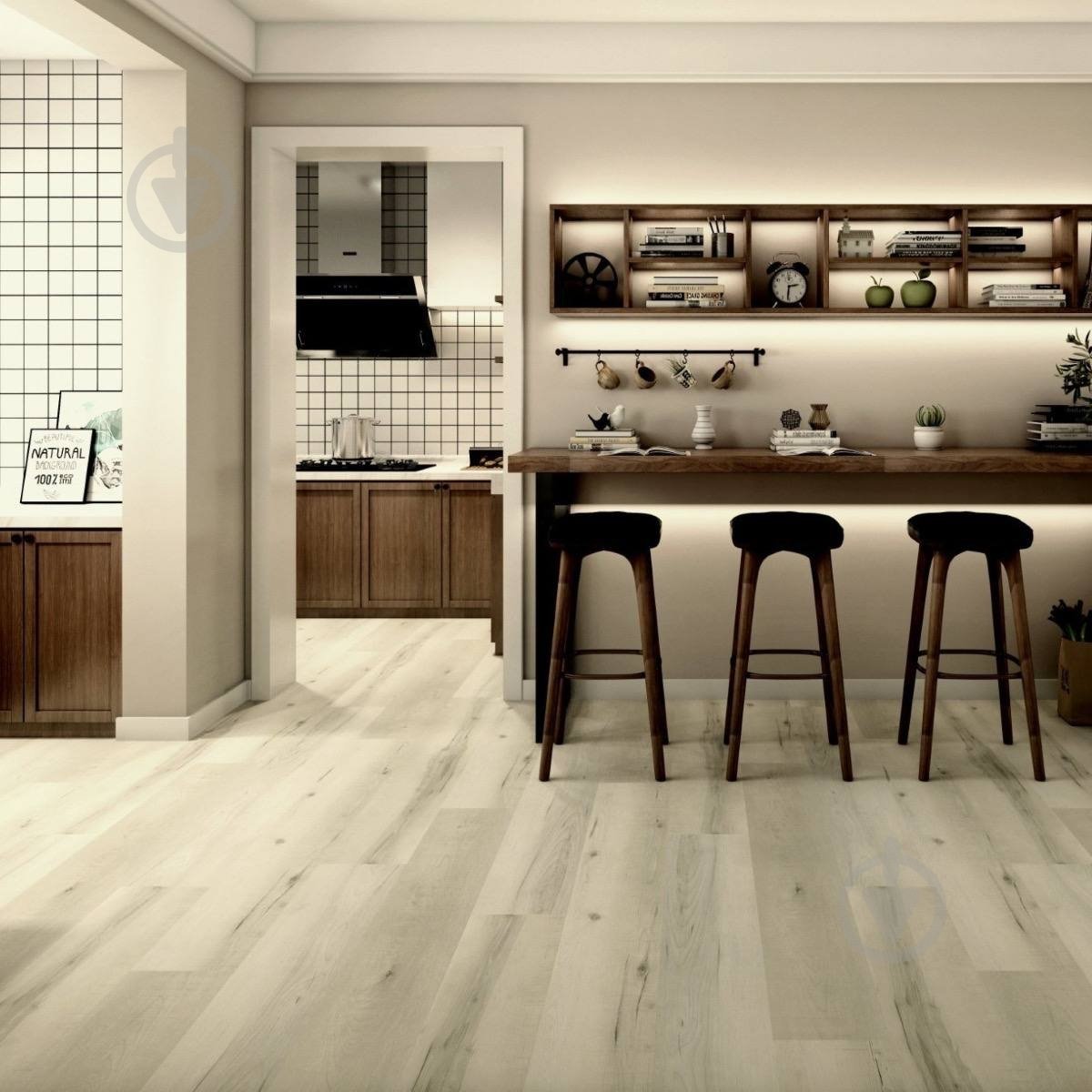 Ламінат вініловий (SPC) RIGID CORE Max 22 з підкладкою дуб меріленд 33/АС5/5 мм (319-04) - фото 3