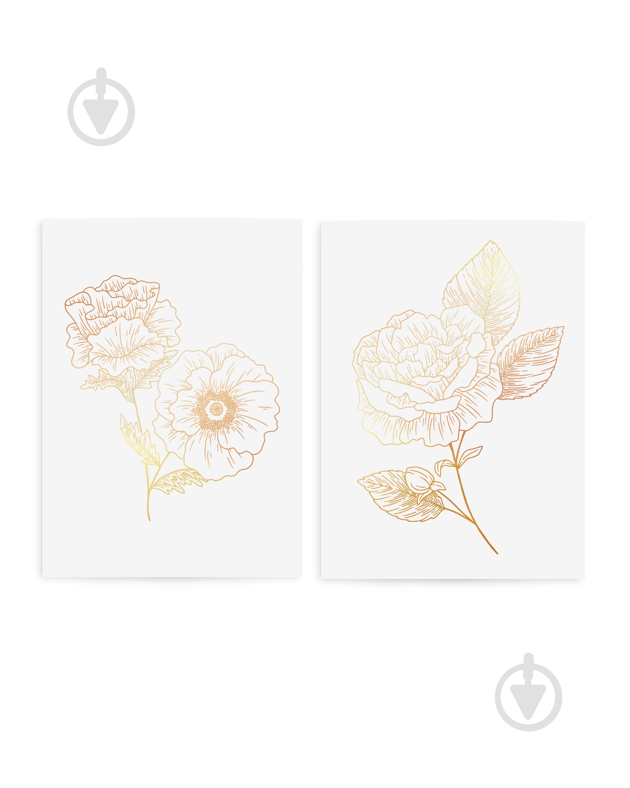 Тату тимчасове TATTon.me Gold Flower Set - фото 2