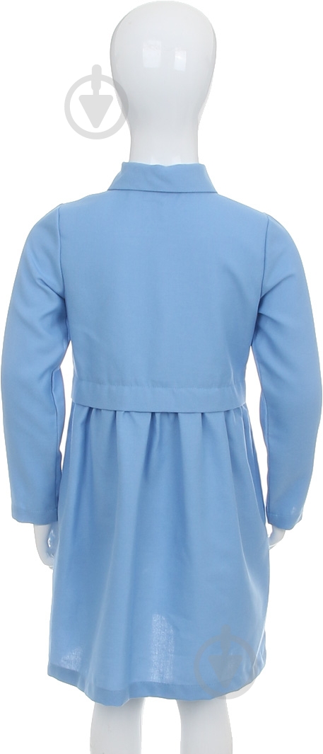 Платье Эдельвика 140 синий 168-19/00 - фото 6