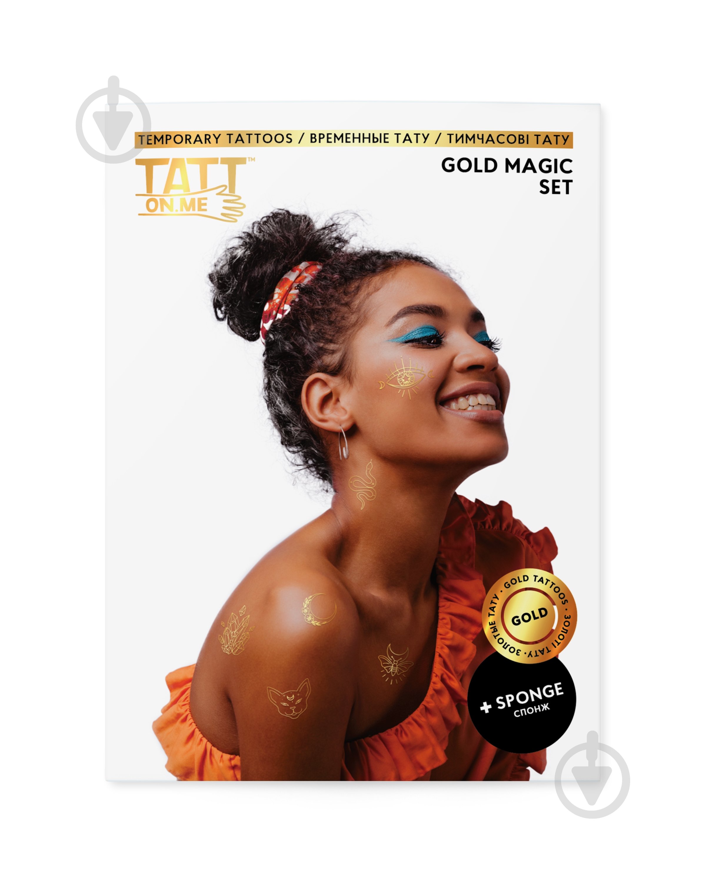 Тату временное TATTon.me Gold Magic Set - фото 1 Тату временное TATTon.me Gold Magic Set - фото 1