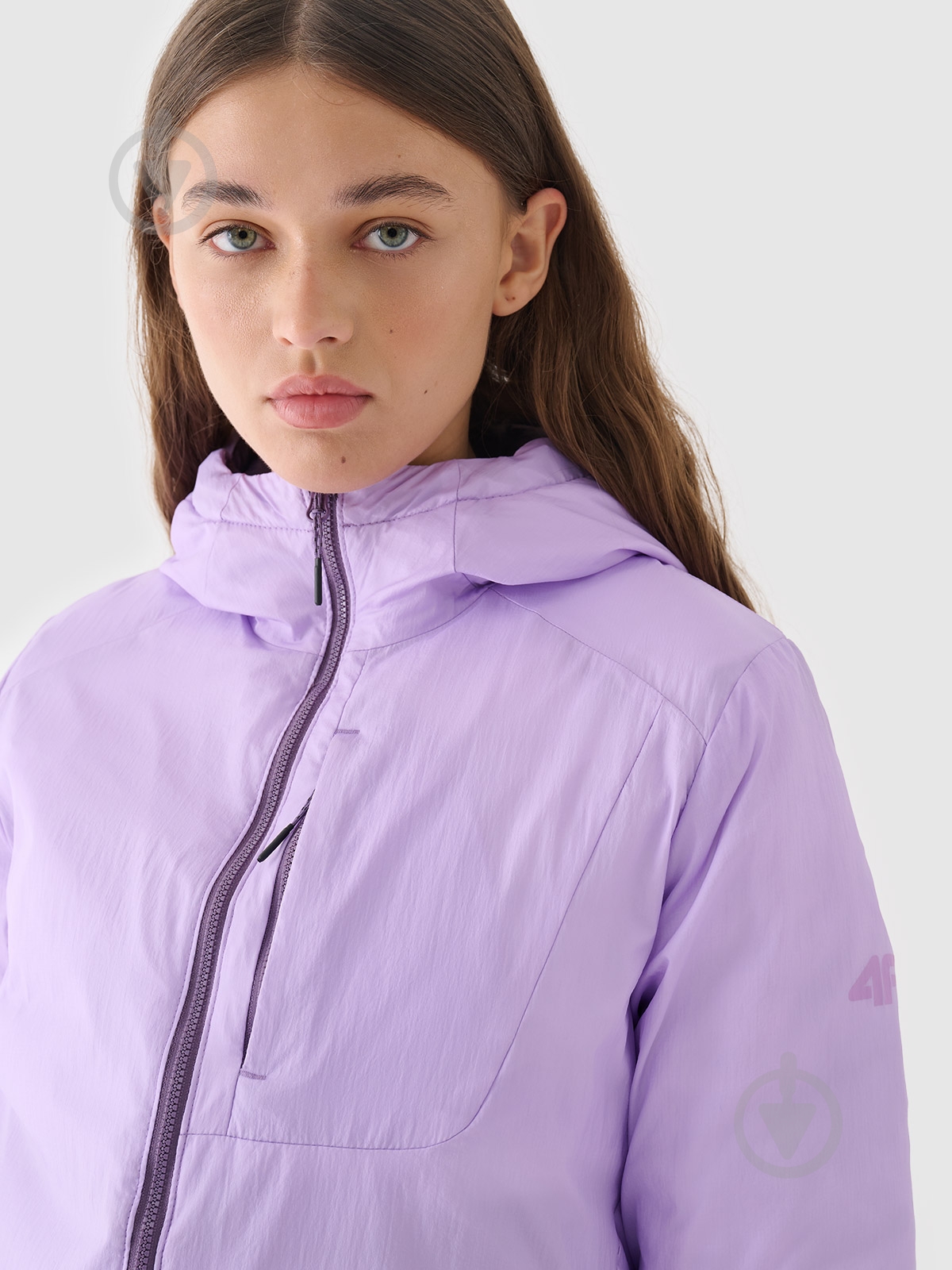 Пуховик жіночий зимовий 4F DOWN JACKET F471 4FWAW24TDJAF471-52S р.M фіолетовий - фото 4 Пуховик жіночий зимовий 4F DOWN JACKET F471 4FWAW24TDJAF471-52S р.M фіолетовий - фото 4