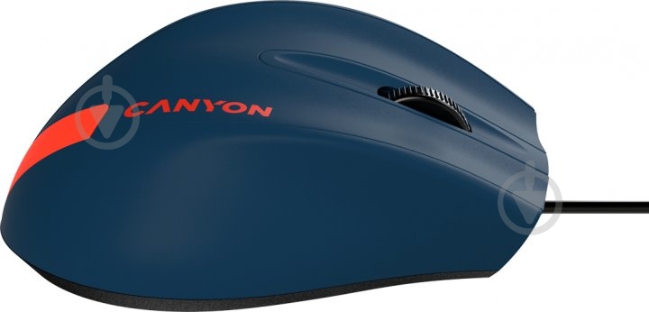 Мышь Canyon CNE-CMS11BR Blue/Red USB - фото 4