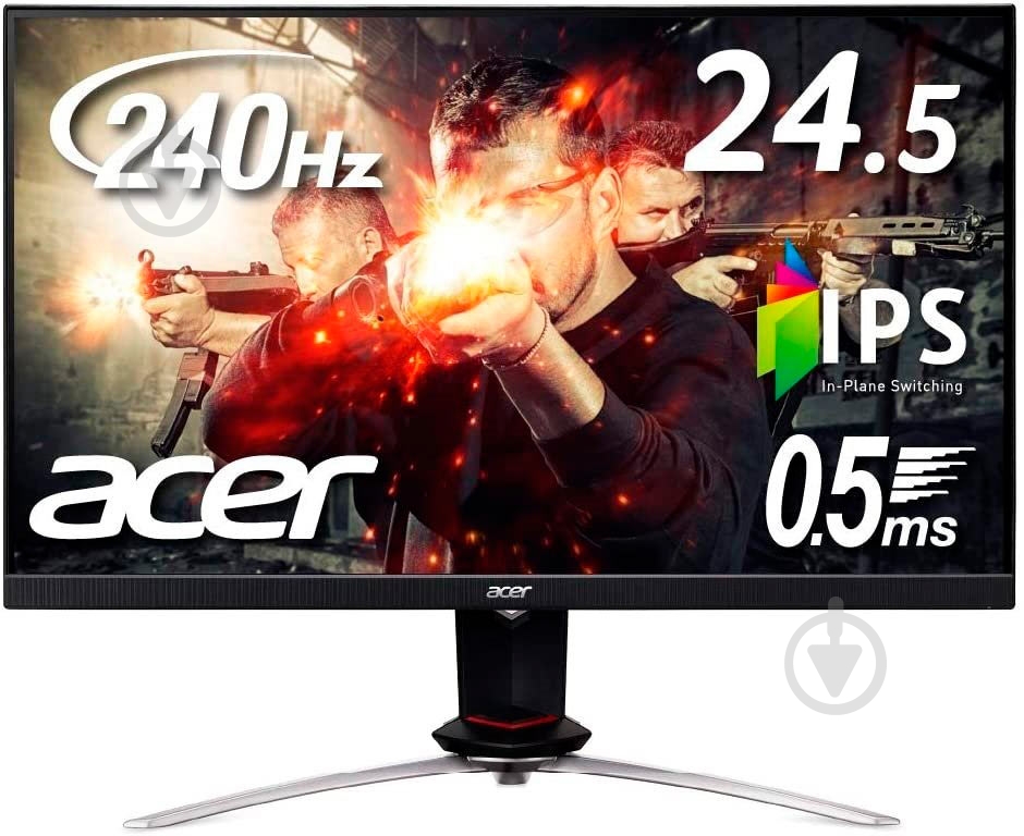 Монитор Acer Nitro XV253QX 24,5" (UM.KX3EE.X04) - фото 1 Монитор Acer Nitro XV253QX 24,5" (UM.KX3EE.X04) - фото 1