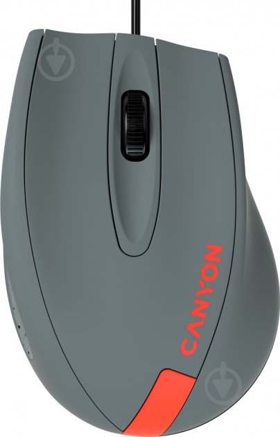 Мышь Canyon CNE-CMS11DG Gray/Red USB - фото 1