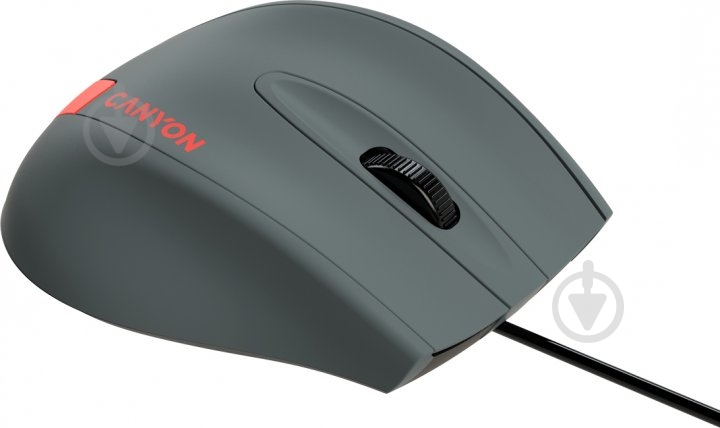 Мышь Canyon CNE-CMS11DG Gray/Red USB - фото 2