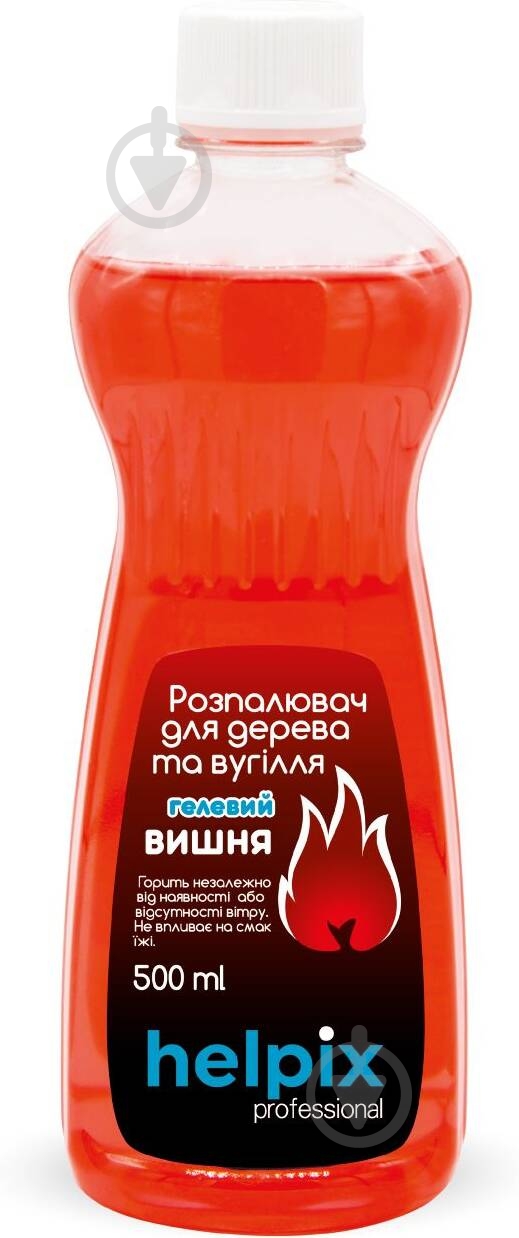 Жидкость Helpix для розжига гель вишня 500 мл - фото 1