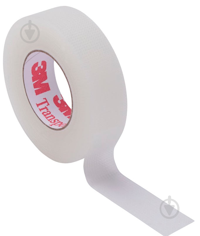 Пластир 3M Micropore Transpore 2,5 см 9,1 м нестерильні 1 шт. - фото 1