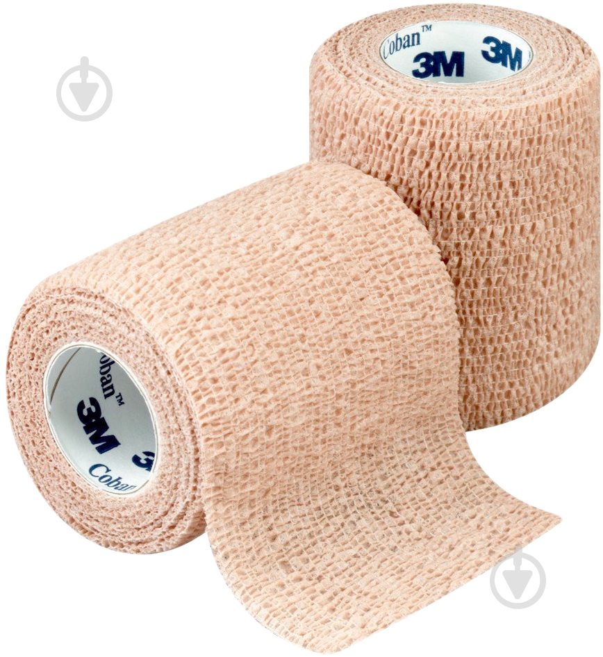 Бинт еластичний 3M Coban™, самофіксуючий, тілесний (50 мм. х 4,6 м.) 1 шт. - фото 4