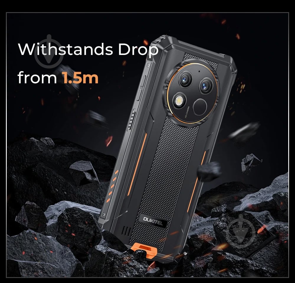 Смартфон Oukitel WP28E 4/64GB black (WP28EBlack) - фото 13