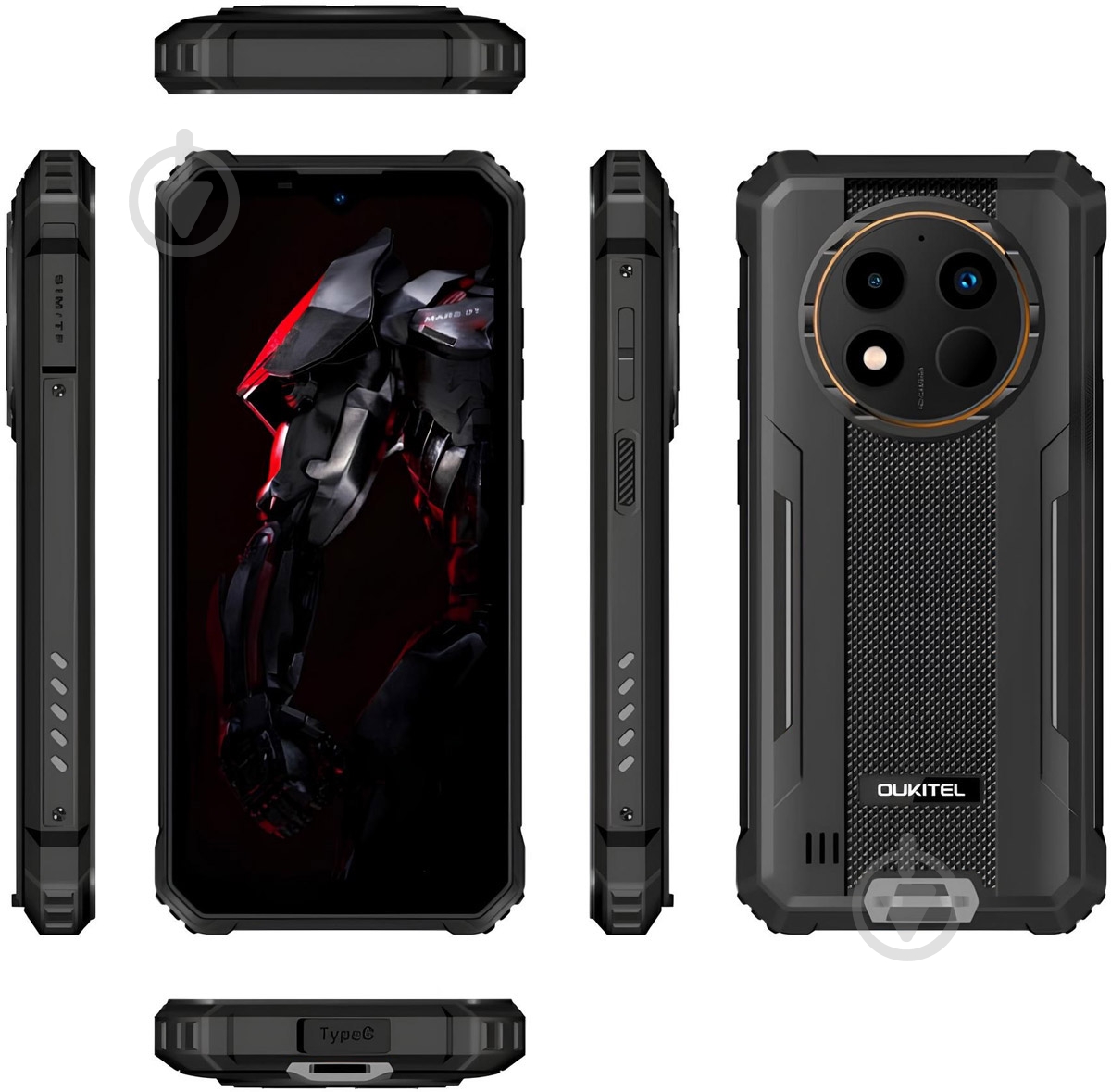 Смартфон Oukitel WP28E 4/64GB black (WP28EBlack) - фото 10