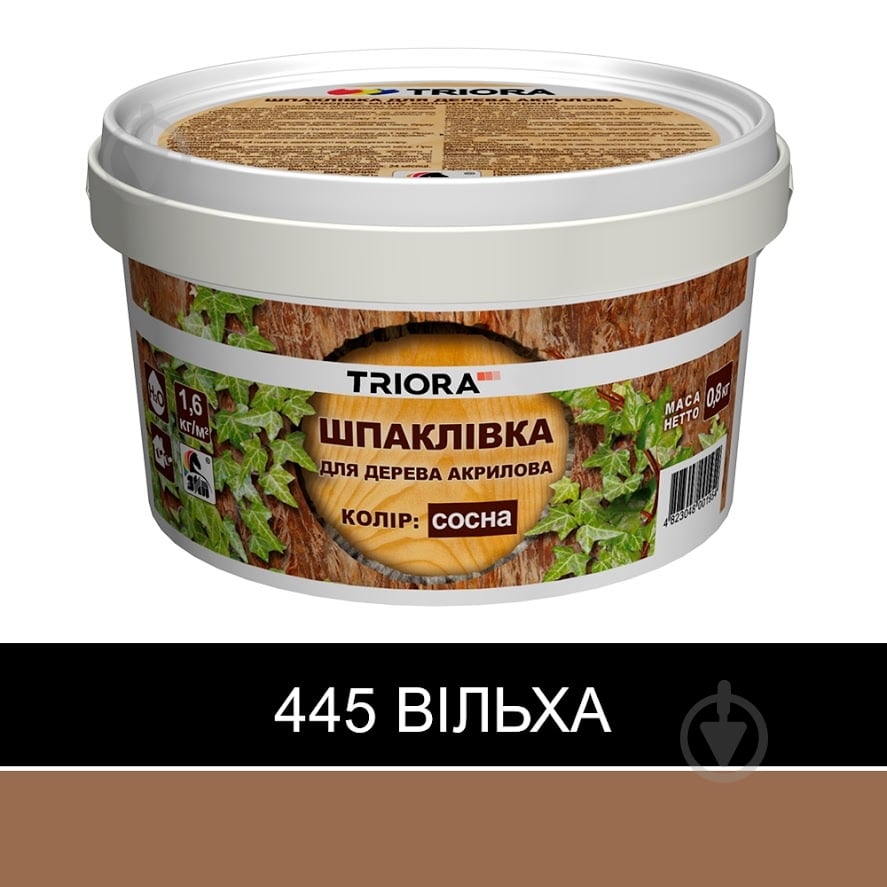 Шпаклівка для дерева Triora вільха 400 мл - фото 2