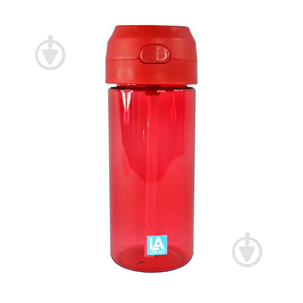 Бутылка Line Art Bright 440 мл красный - фото 2