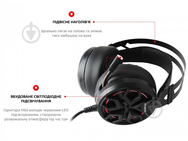 Наушники Motospeed H60 black (mth60) - фото 6