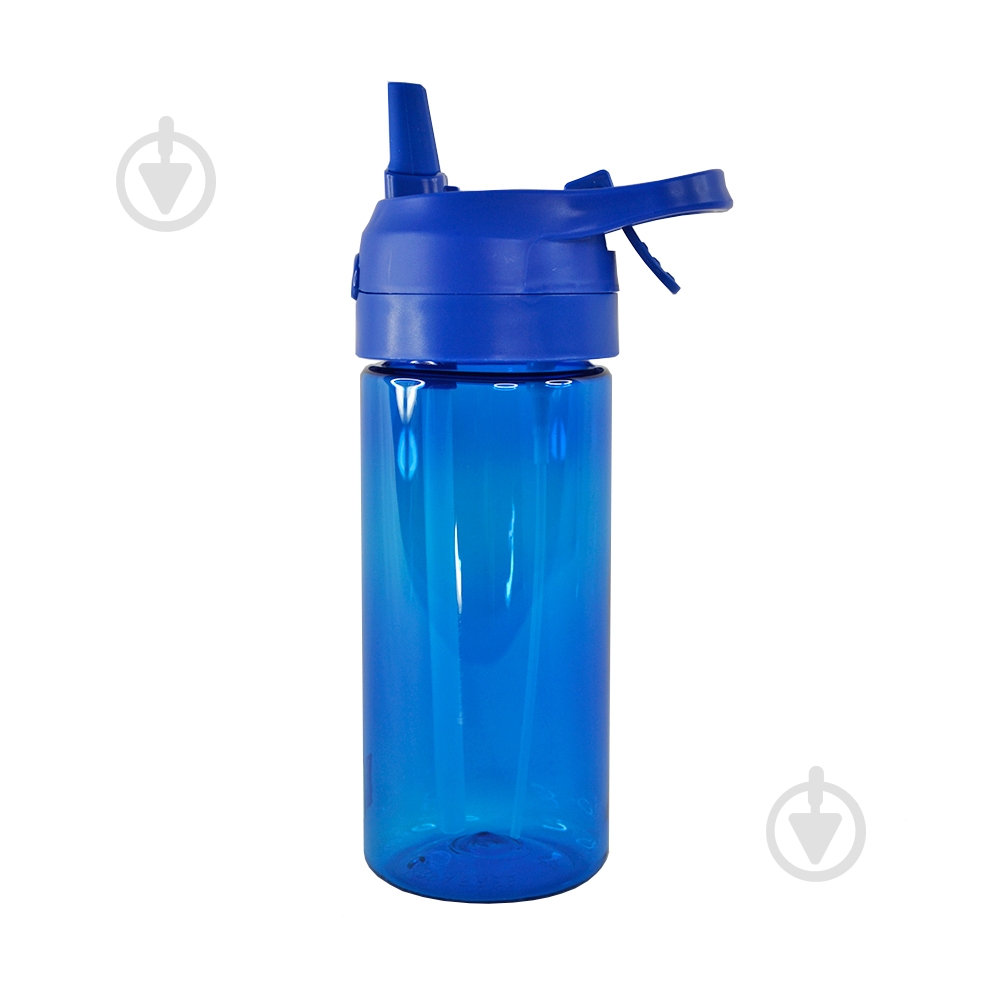 Бутылка Line Art Bright 440 мл синий - фото 1 Бутылка Line Art Bright 440 мл синий - фото 1