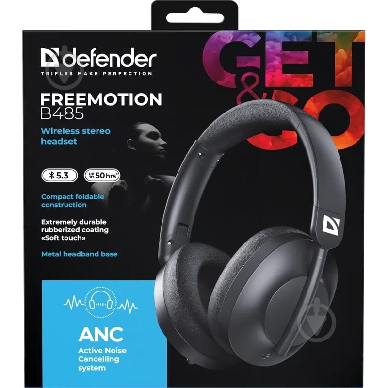 Bluetooth-гарнитура Defender FreeMotion B485 black (63485) - фото 8