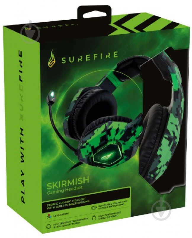 Гарнитура SureFire Skirmish black (48821) - фото 4 Гарнитура SureFire Skirmish black (48821) - фото 4