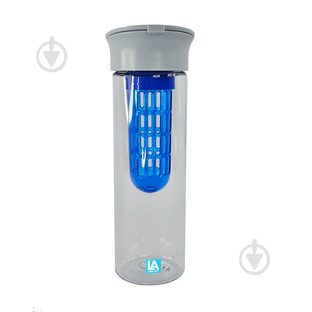 Бутылка Line Art Clear 800 мл серо-синий - фото 2