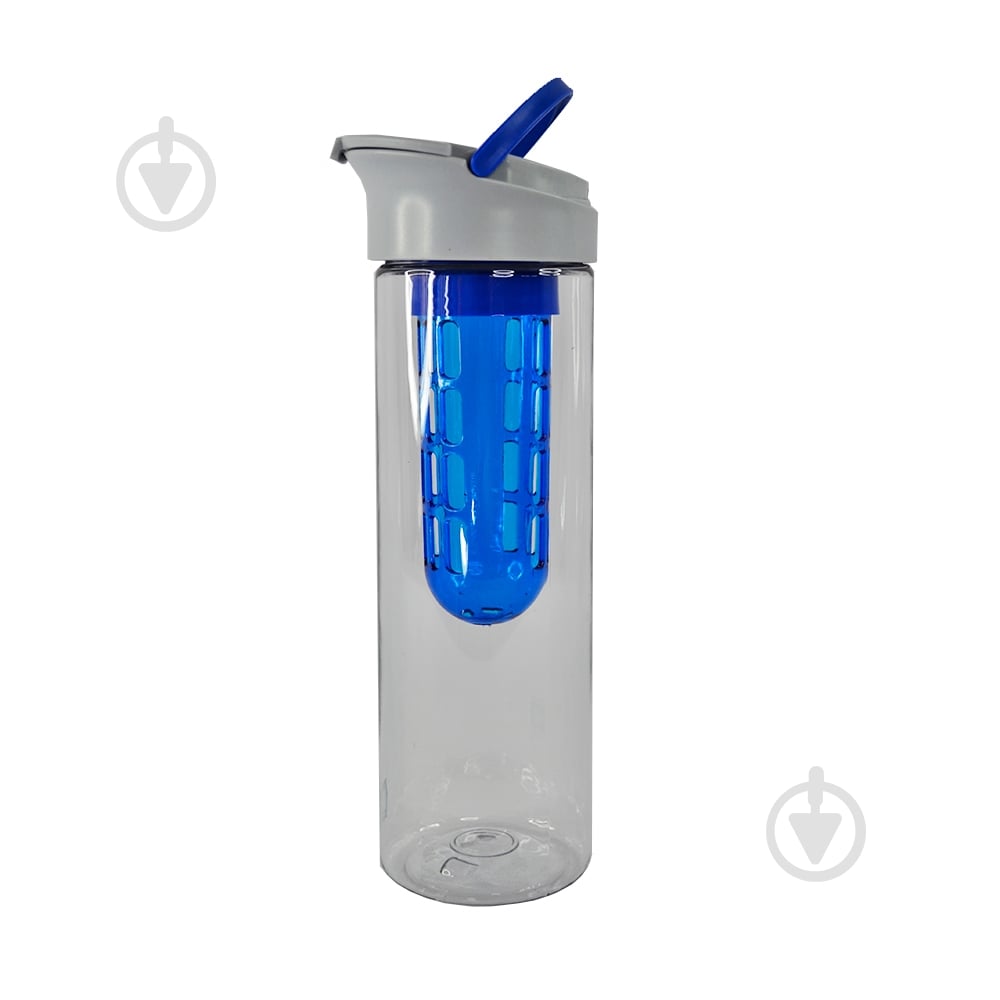 Бутылка Line Art Clear 800 мл серо-синий - фото 1