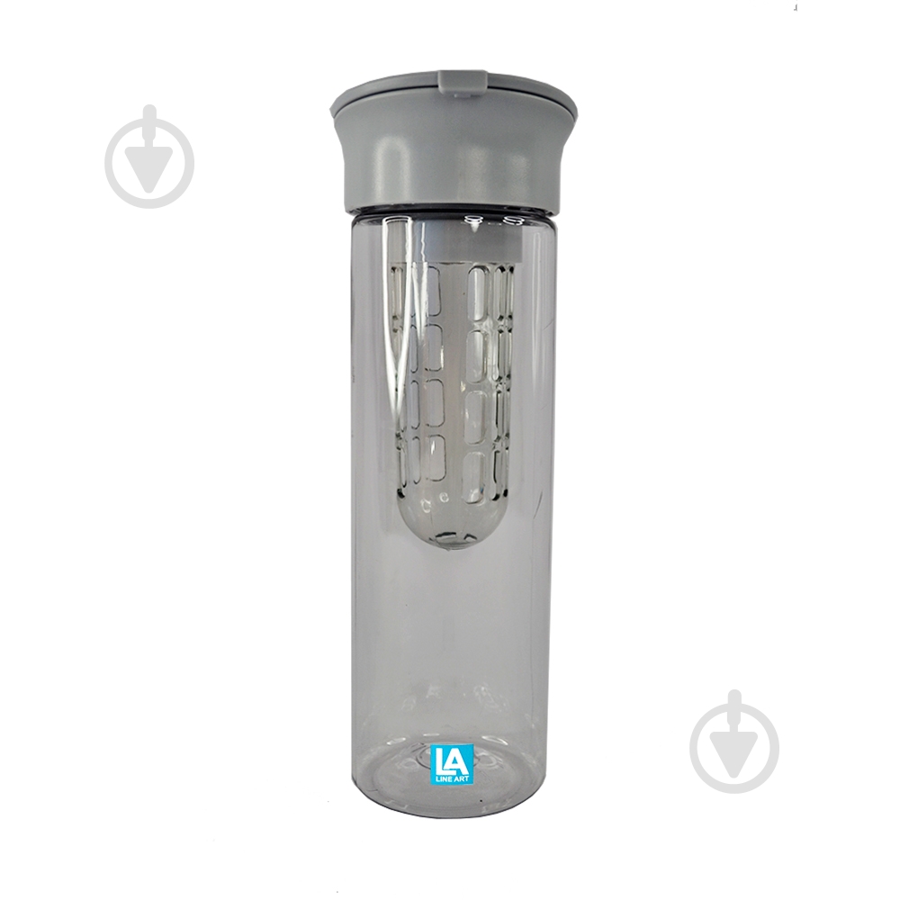 Бутылка Line Art Clear 800 мл серый - фото 2
