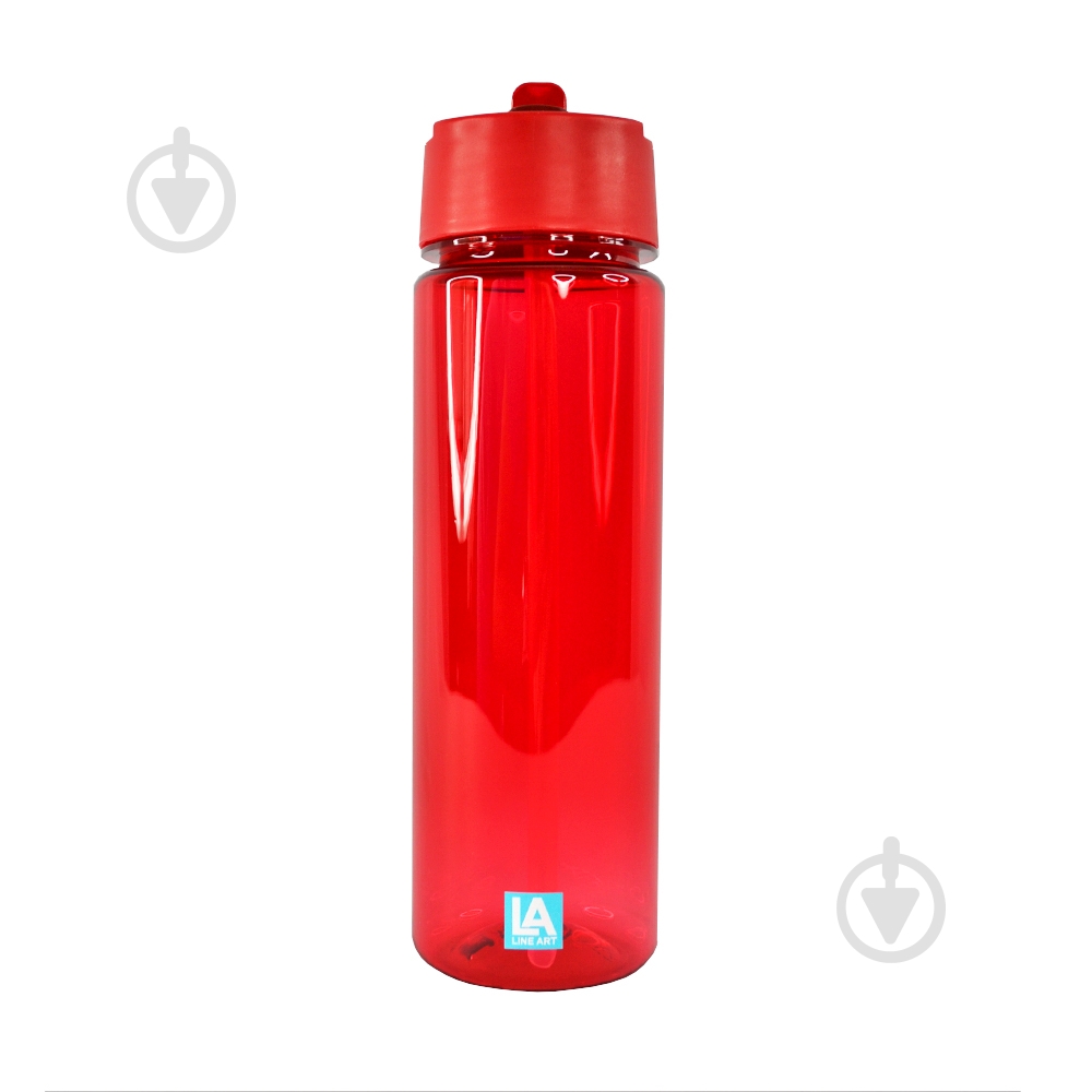 Бутылка Line Art Glassy 660 мл красный - фото 2