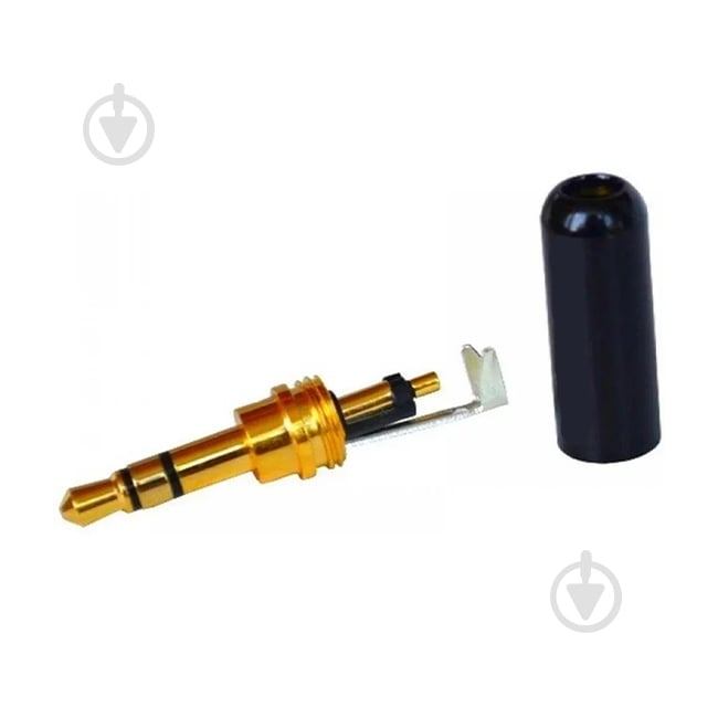 Штекер Profix 3,5 мм черный 1-1015BK-У - фото 2