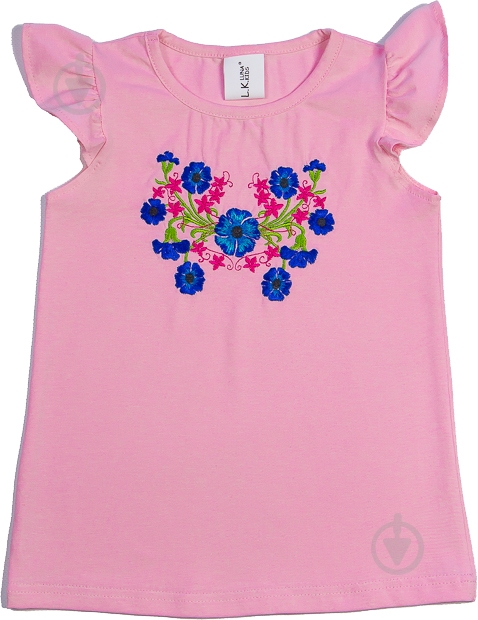 Вышиванка для девочек Luna Kids р.152 розовый - фото 1 Вышиванка для девочек Luna Kids р.152 розовый - фото 1