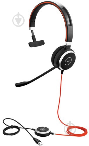 Гарнітура Jabra Evolve 40 MS Mono black (6393-823-109) - фото 3