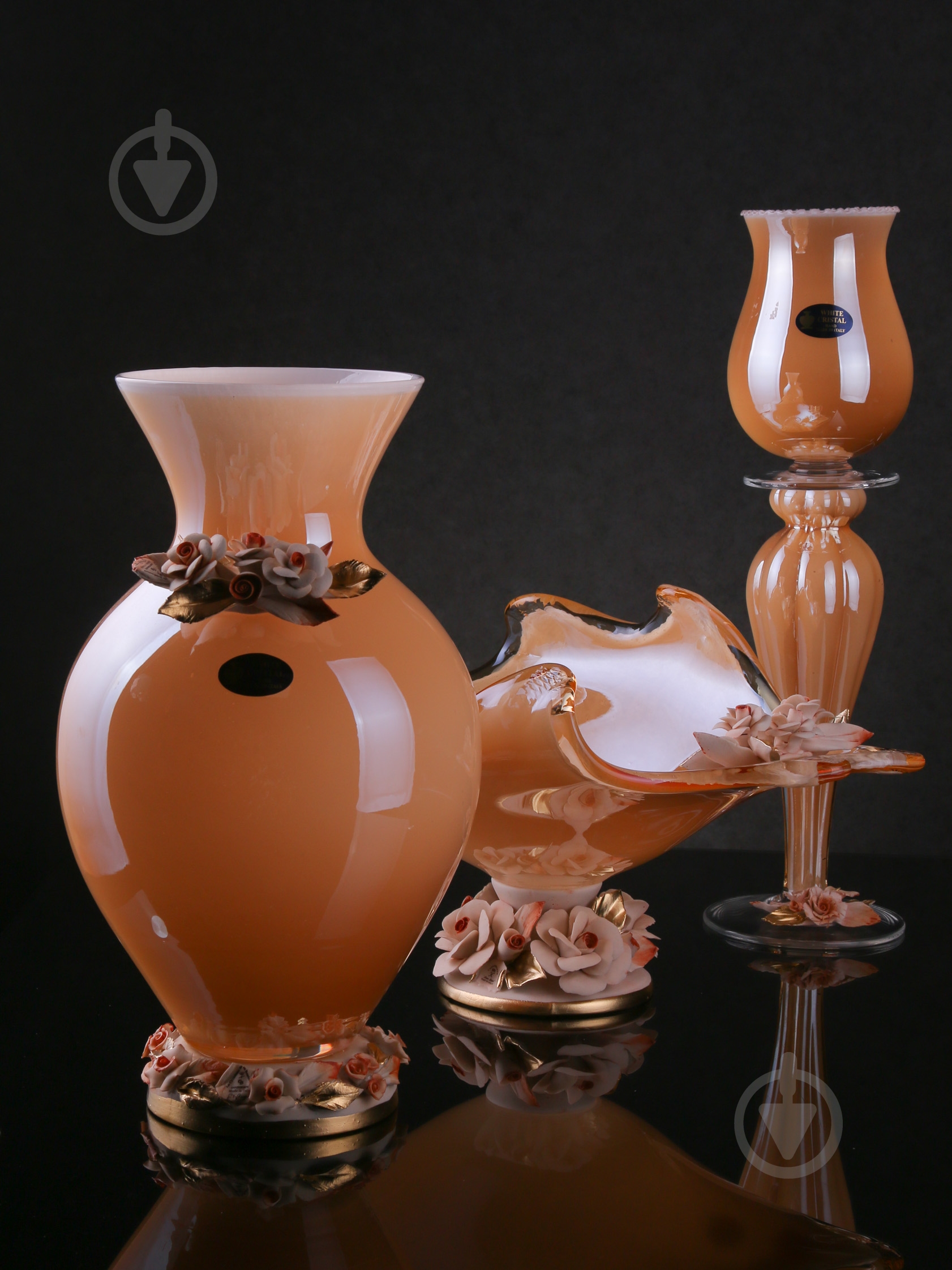 Подсвечник Antico 47 см White cristal - фото 3