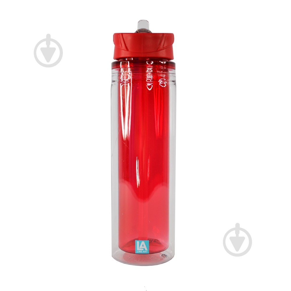 Бутылка Line Art Liquid 620 мл красный - фото 3 Бутылка Line Art Liquid 620 мл красный - фото 3
