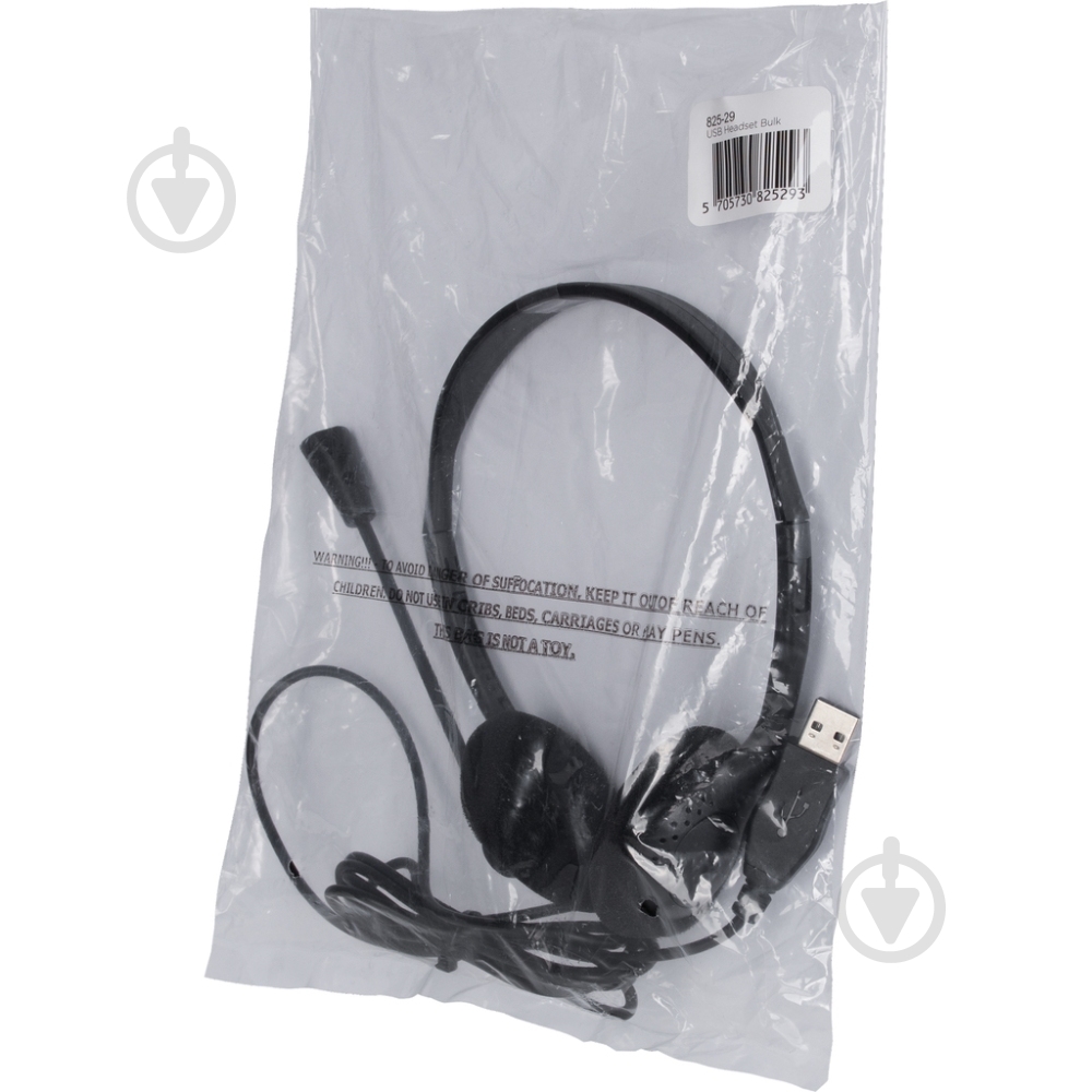 Гарнитура Sandberg USB Headset black (825-29) - фото 3 Гарнитура Sandberg USB Headset black (825-29) - фото 3