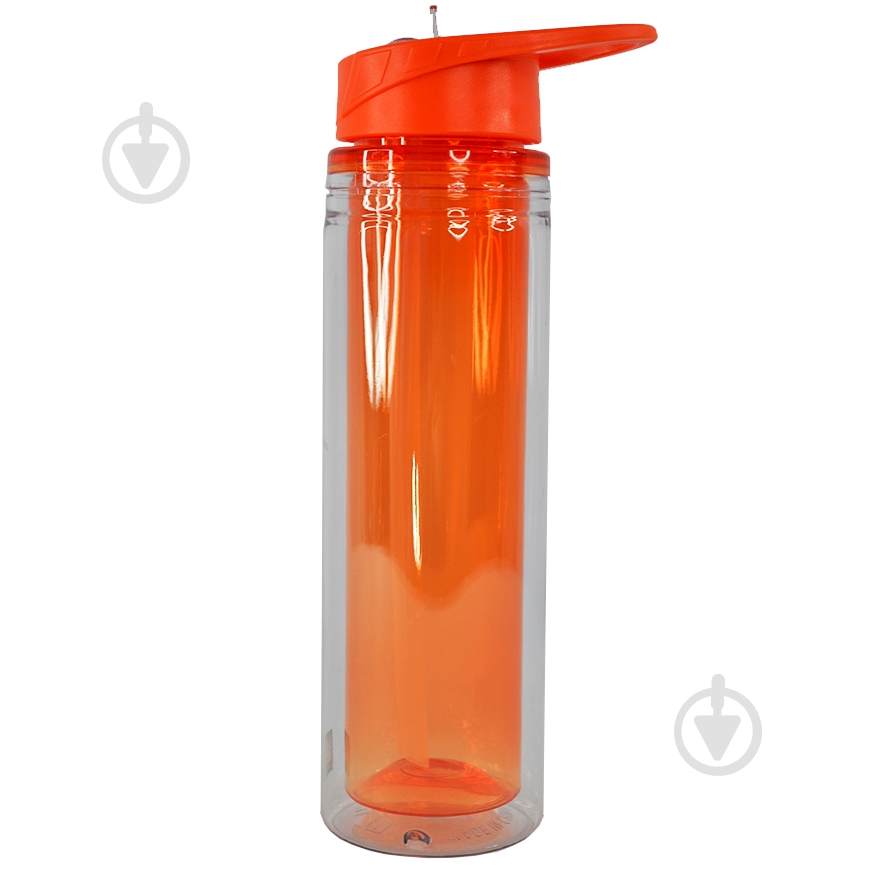 Бутылка Line Art Liquid 620 мл оранжевый - фото 1 Бутылка Line Art Liquid 620 мл оранжевый - фото 1