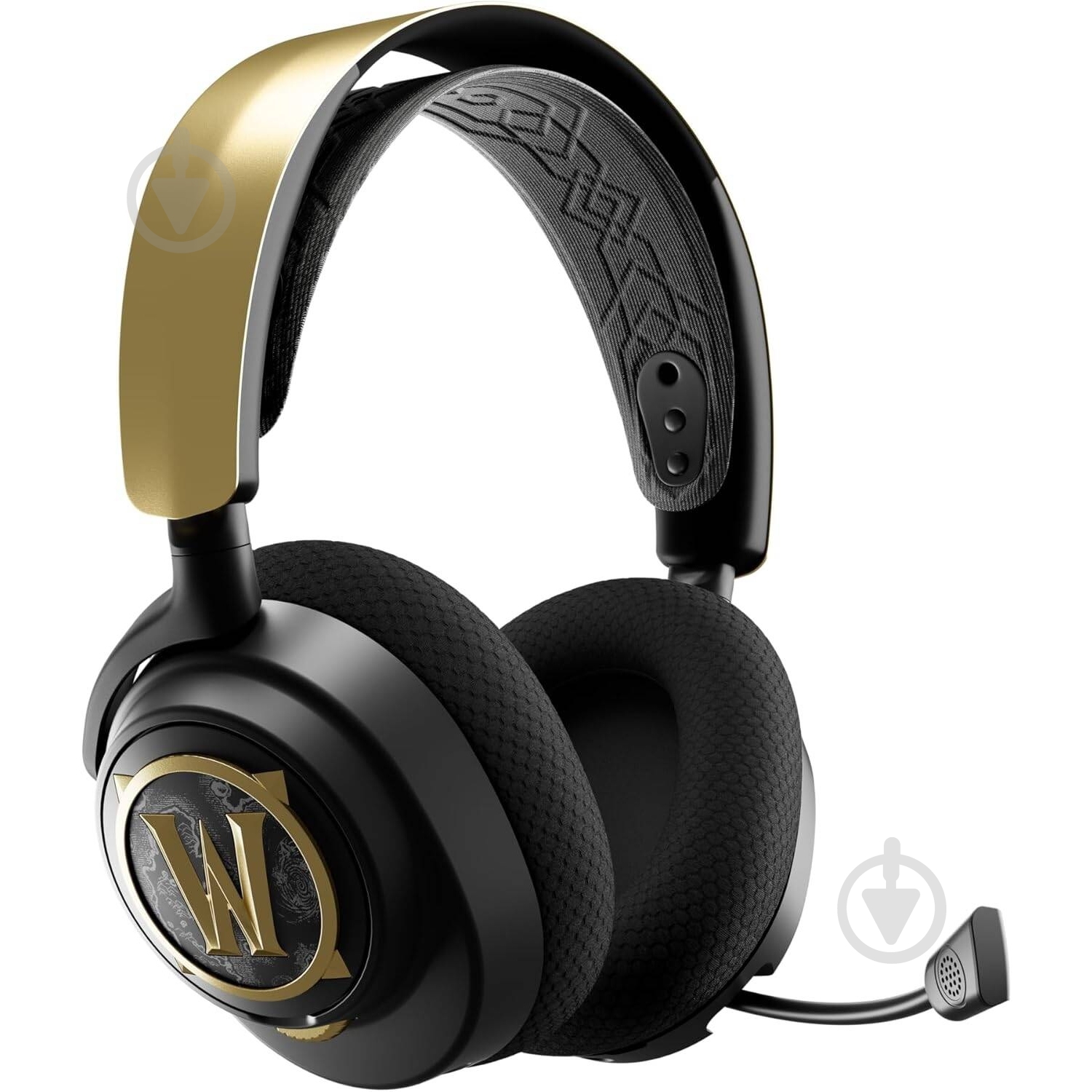 Гарнітура ігрова SteelSeries Arctis Nova 7 World of Warcraft Edition black/gold (61558) - фото 3 Гарнітура ігрова SteelSeries Arctis Nova 7 World of Warcraft Edition black/gold (61558) - фото 3
