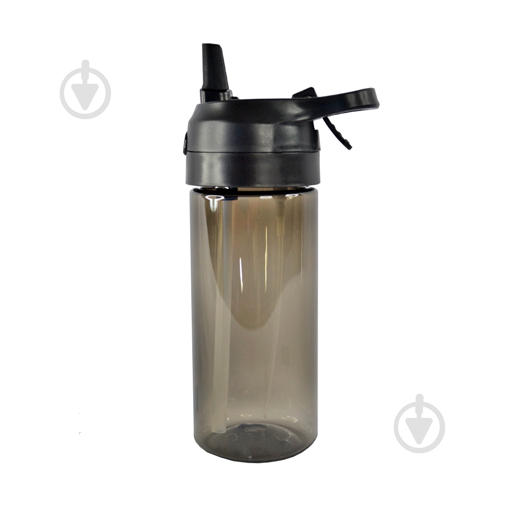 Бутылка Line Art Bright 440 мл черный - фото 1