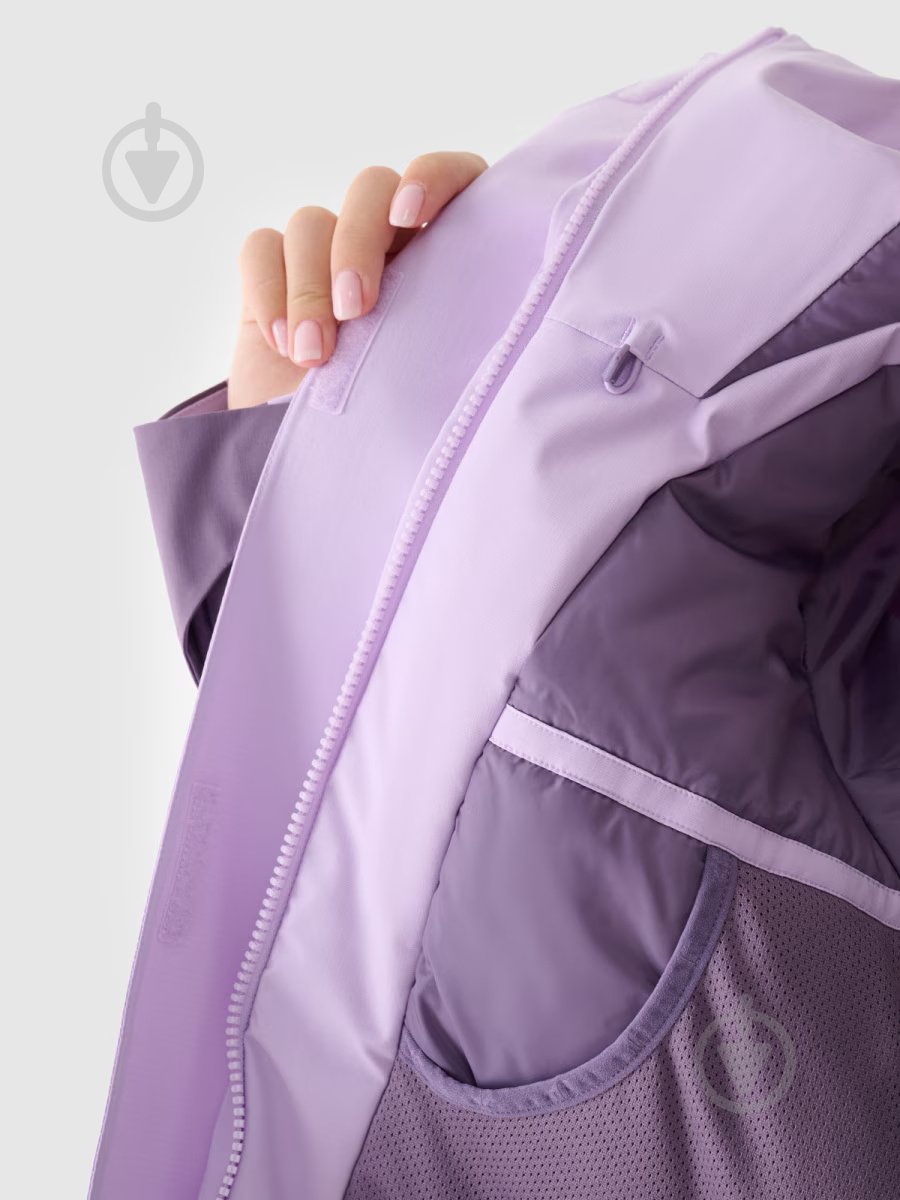 Куртка женская зимняя 4F TECHNICAL JACKET F593 4FWAW24TTJAF593-52S р.M фиолетовая - фото 14 Куртка женская зимняя 4F TECHNICAL JACKET F593 4FWAW24TTJAF593-52S р.M фиолетовая - фото 14