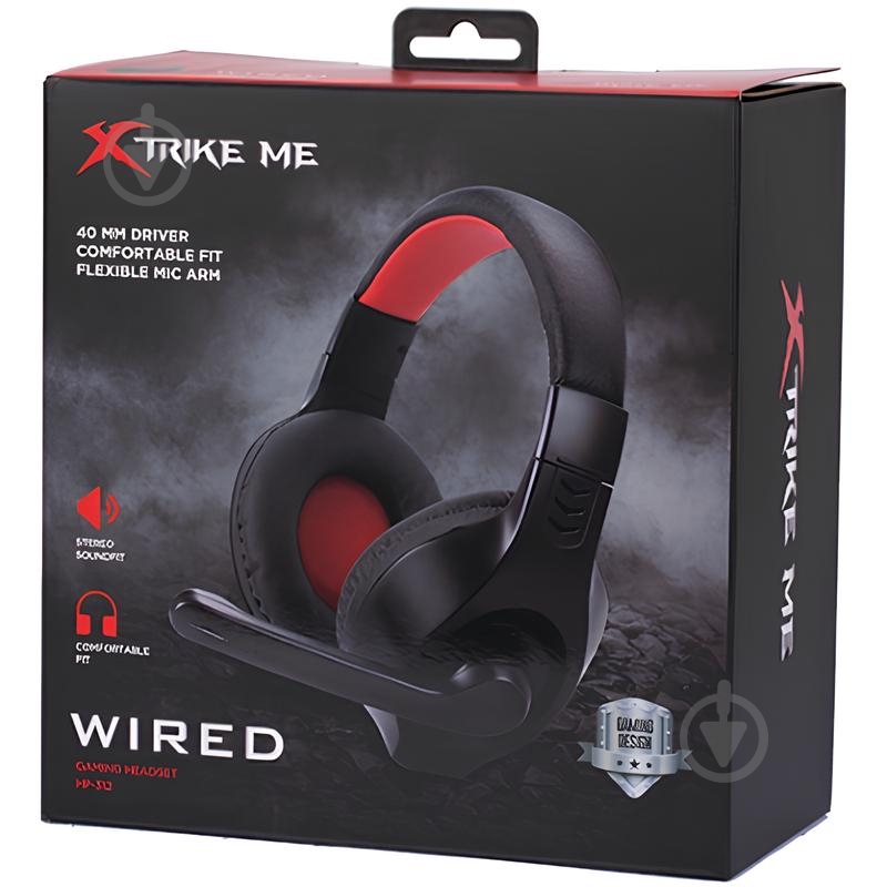 Наушники Xtrike black/red (HP-312) - фото 7
