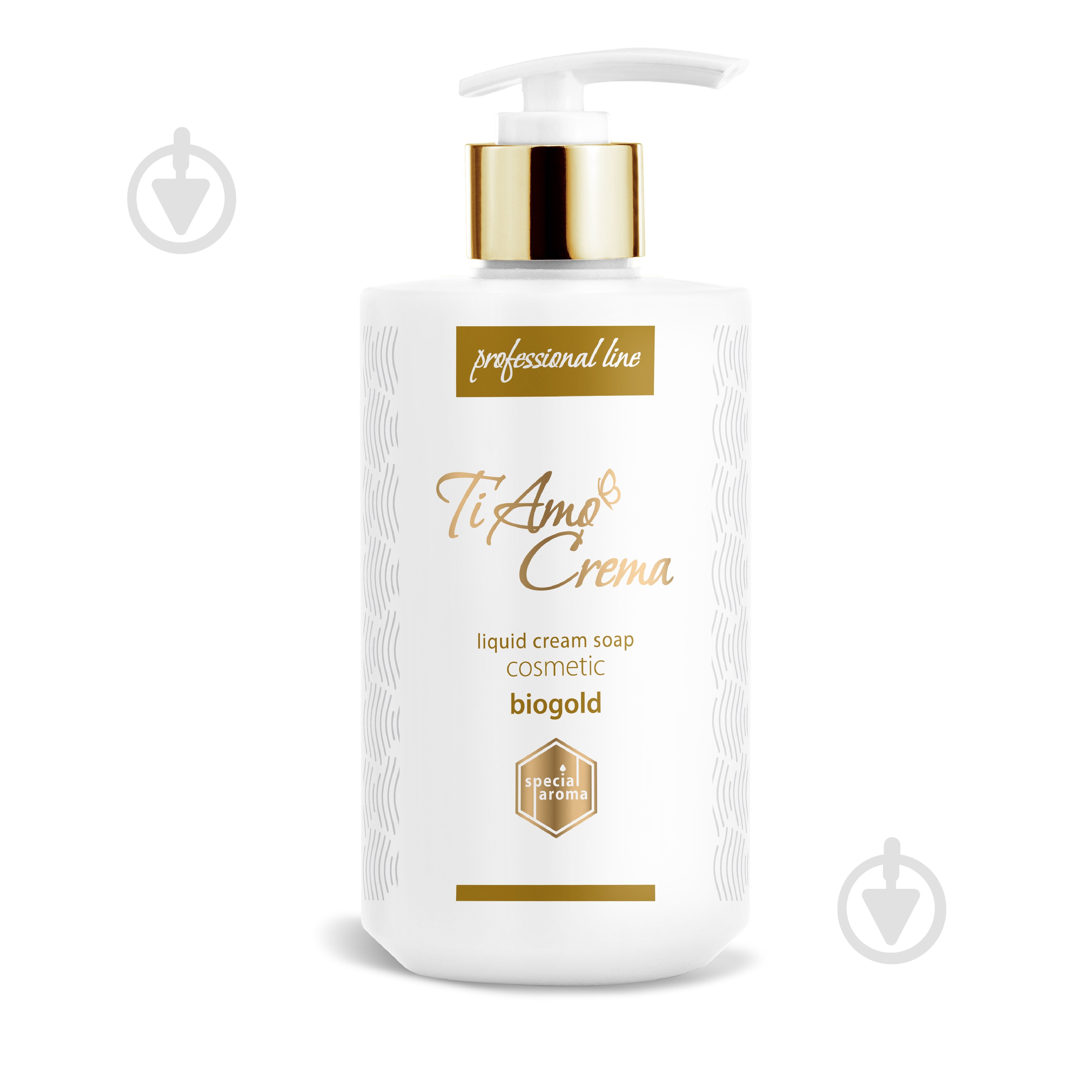Крем-мыло Ti Amo Crema Косметическое с биозолотом 400 мл - фото 1