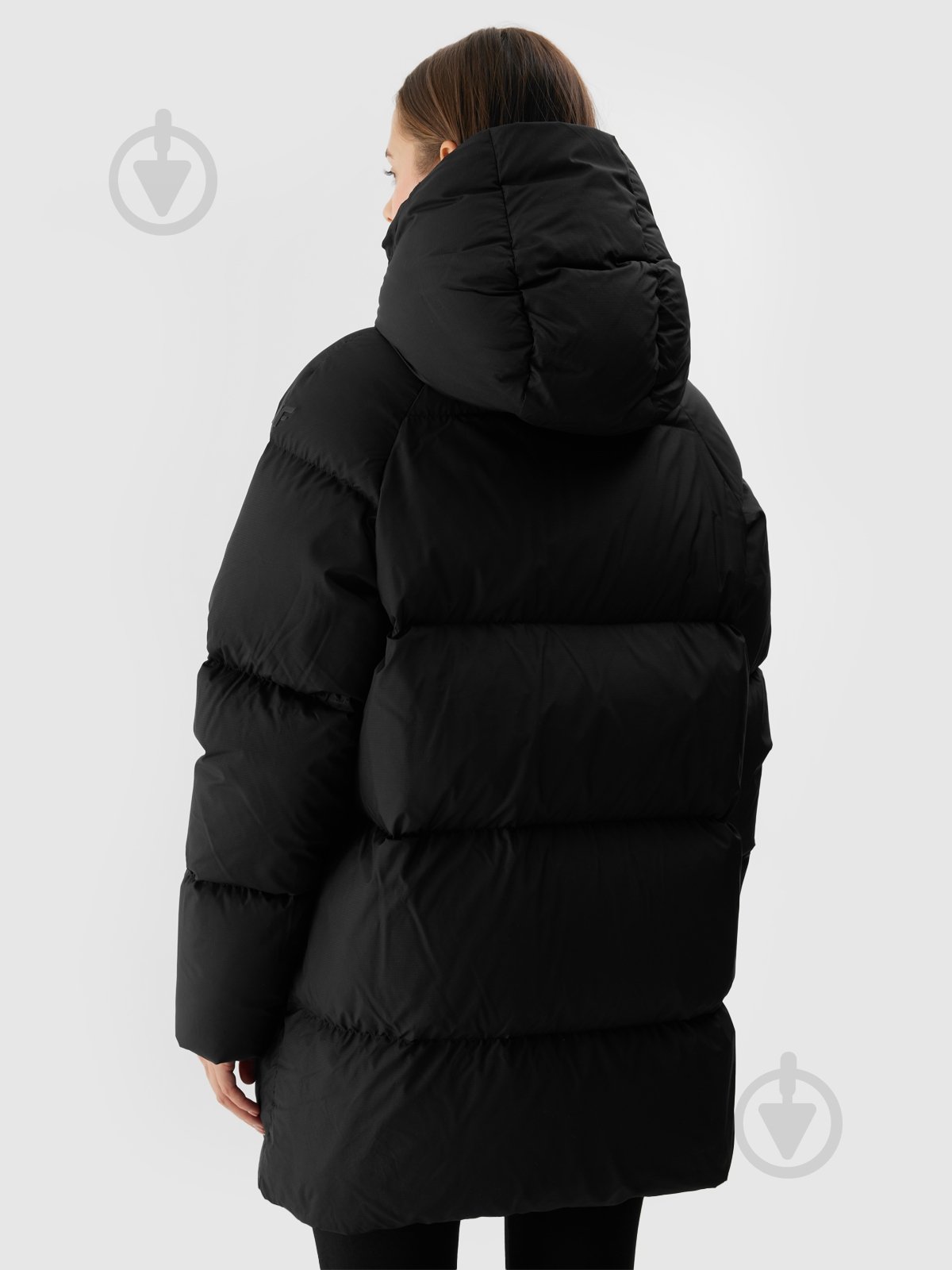 Пуховик жіночий зимовий 4F DOWN JACKET F466 4FWAW24TDJAF466-20S р.M чорний - фото 2