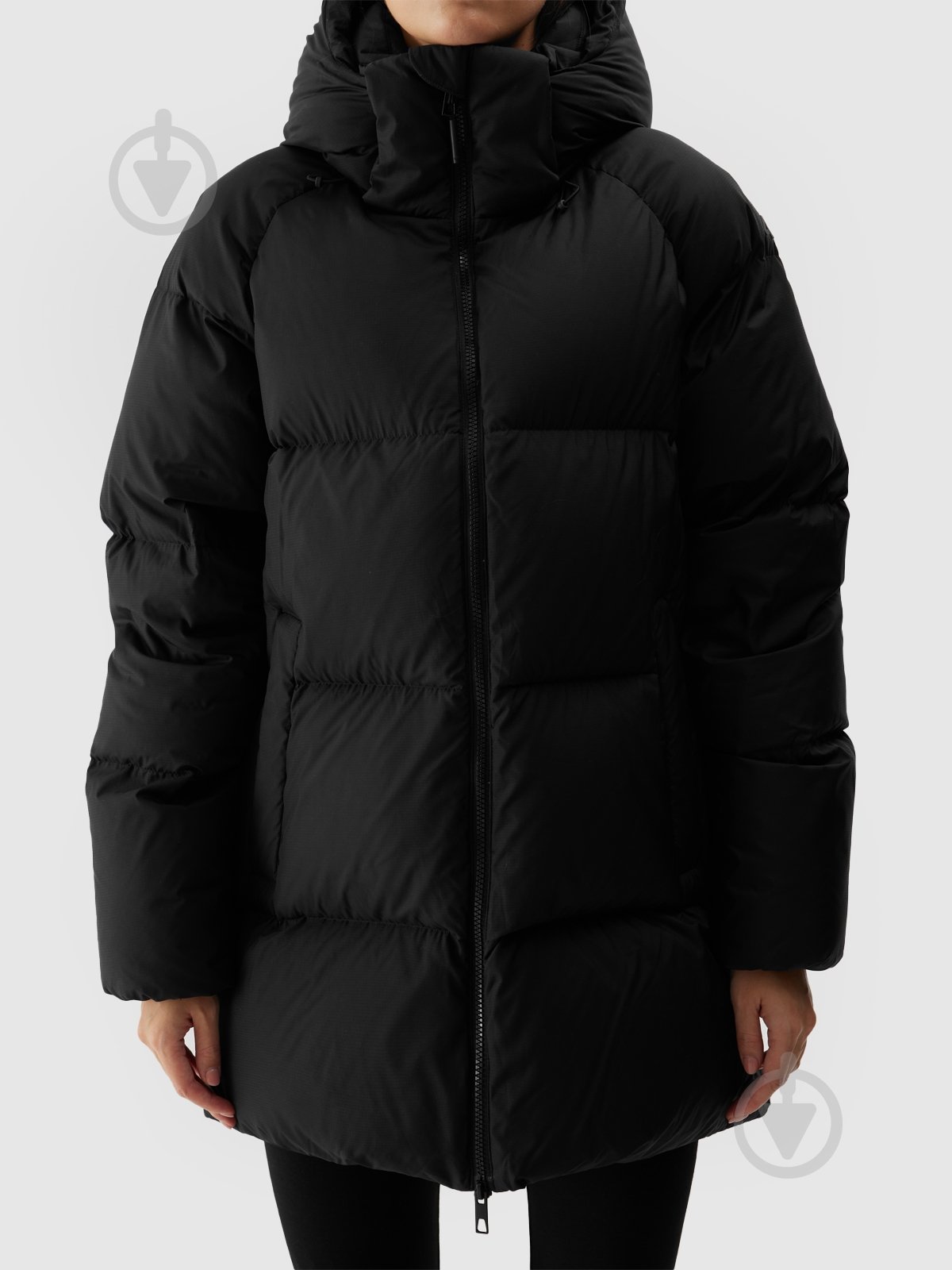 Пуховик жіночий зимовий 4F DOWN JACKET F466 4FWAW24TDJAF466-20S р.M чорний - фото 6