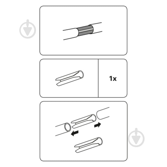 Соединитель карниза Gardinia Memphis наборной d16 мм сталь 1 шт. - фото 3