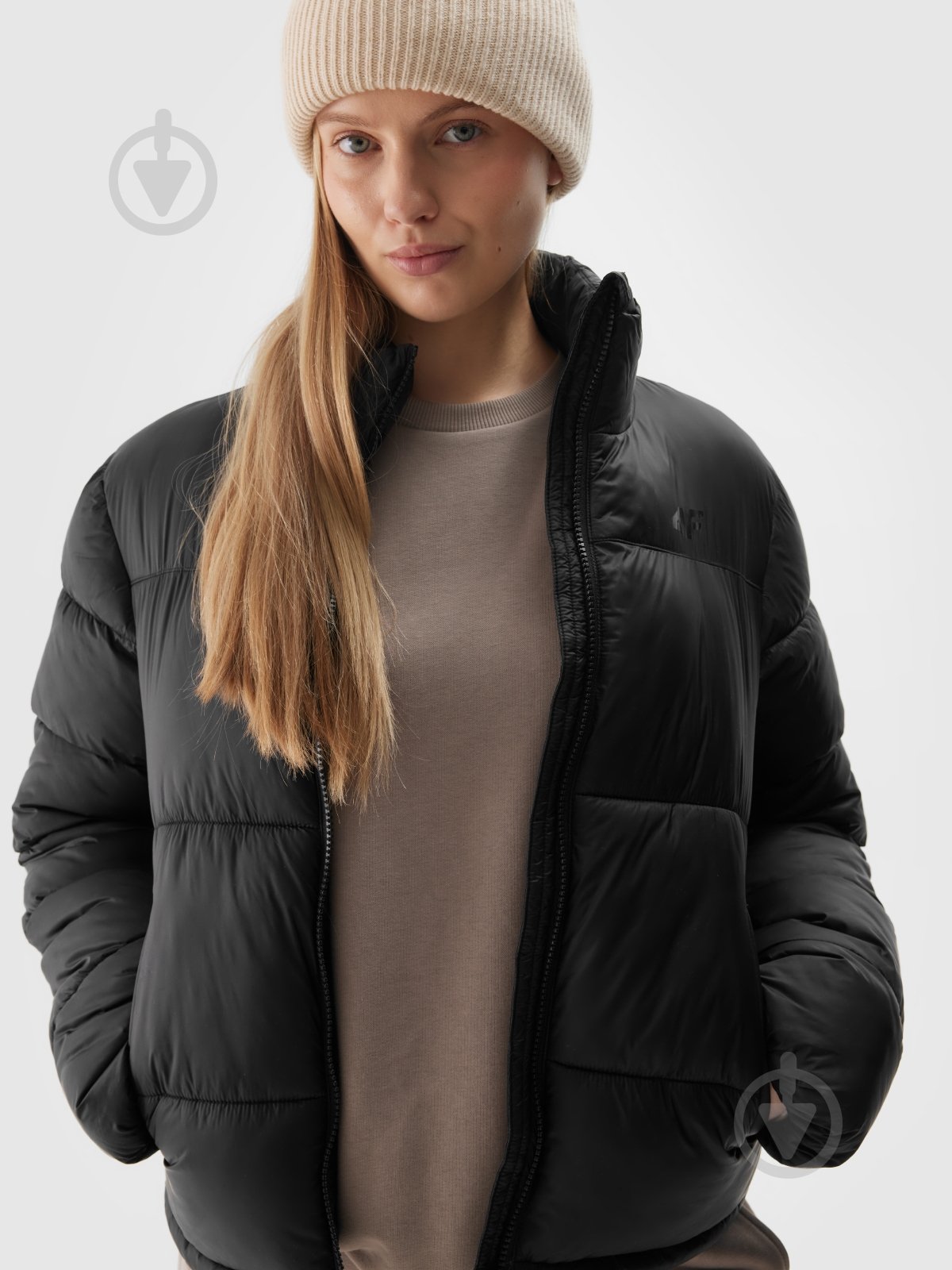 Пуховик жіночий зимовий 4F DOWN JACKET F469 4FWAW24TDJAF469-20S р.M чорний - фото 2