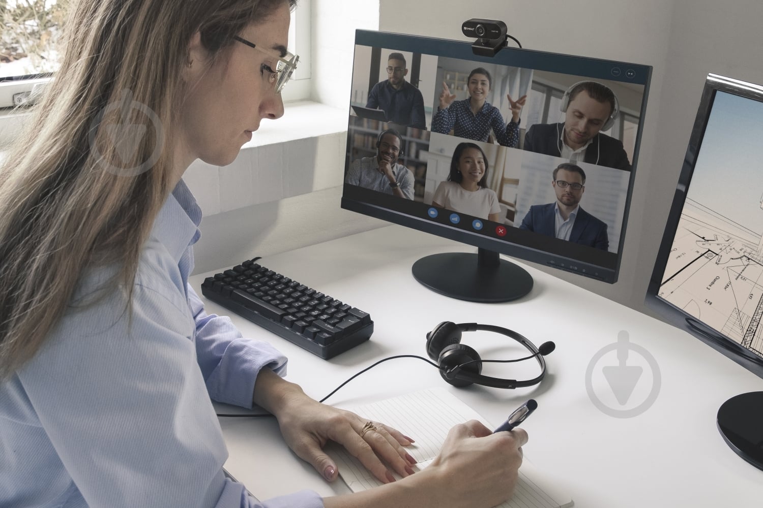 Гарнітура Sandberg Office Headset black (326-12) - фото 5