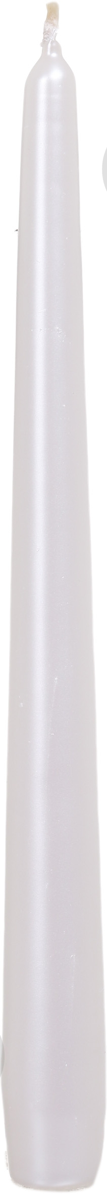 Свічка біла перламутрова s30 Bispol - фото 1