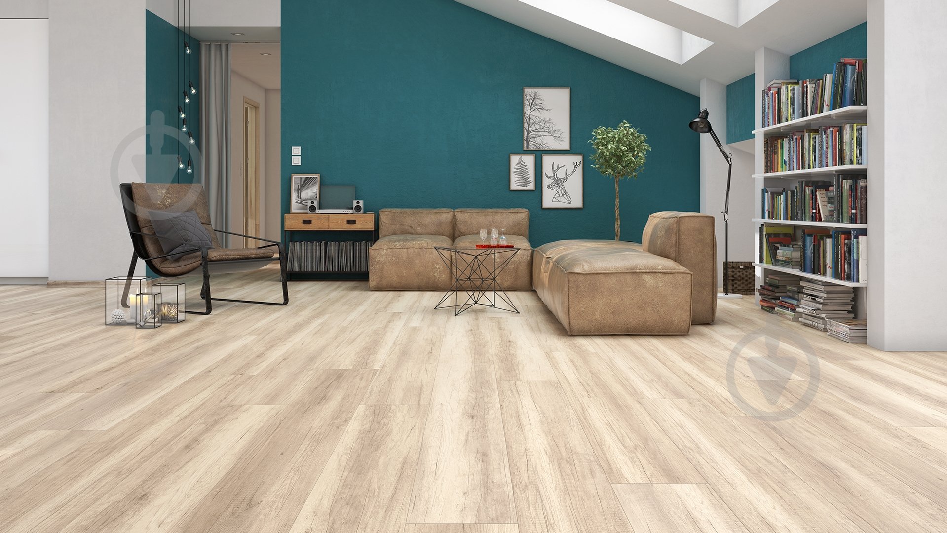 Ламінат водостійкий Classen Harmony Forte 4V WR дуб селма 33/АС5 8 мм (55858) - фото 3
