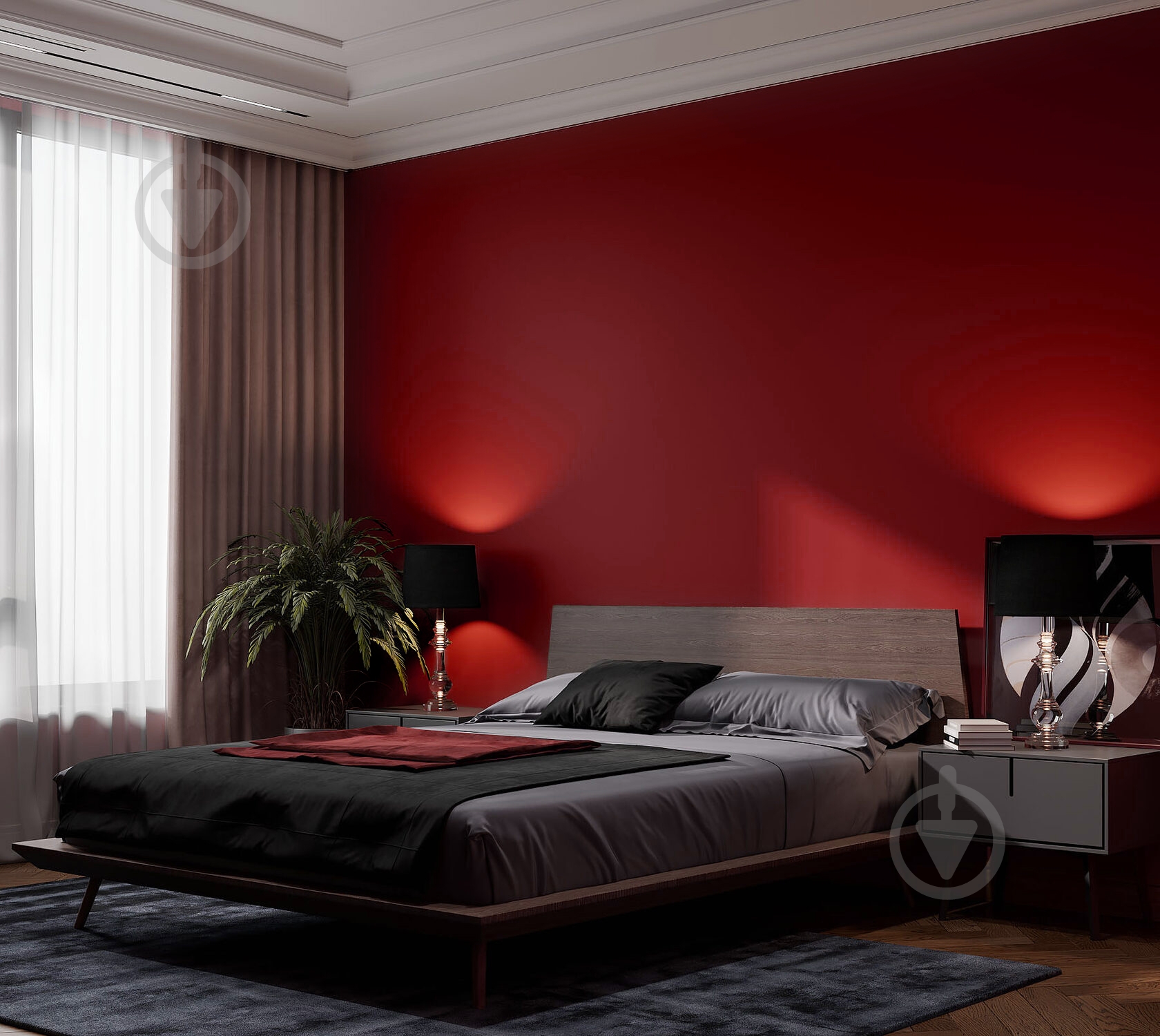 Краска латексная с колорированием Feidal Innen Basisfarbe мат A 8-F 0,75 л - фото 2