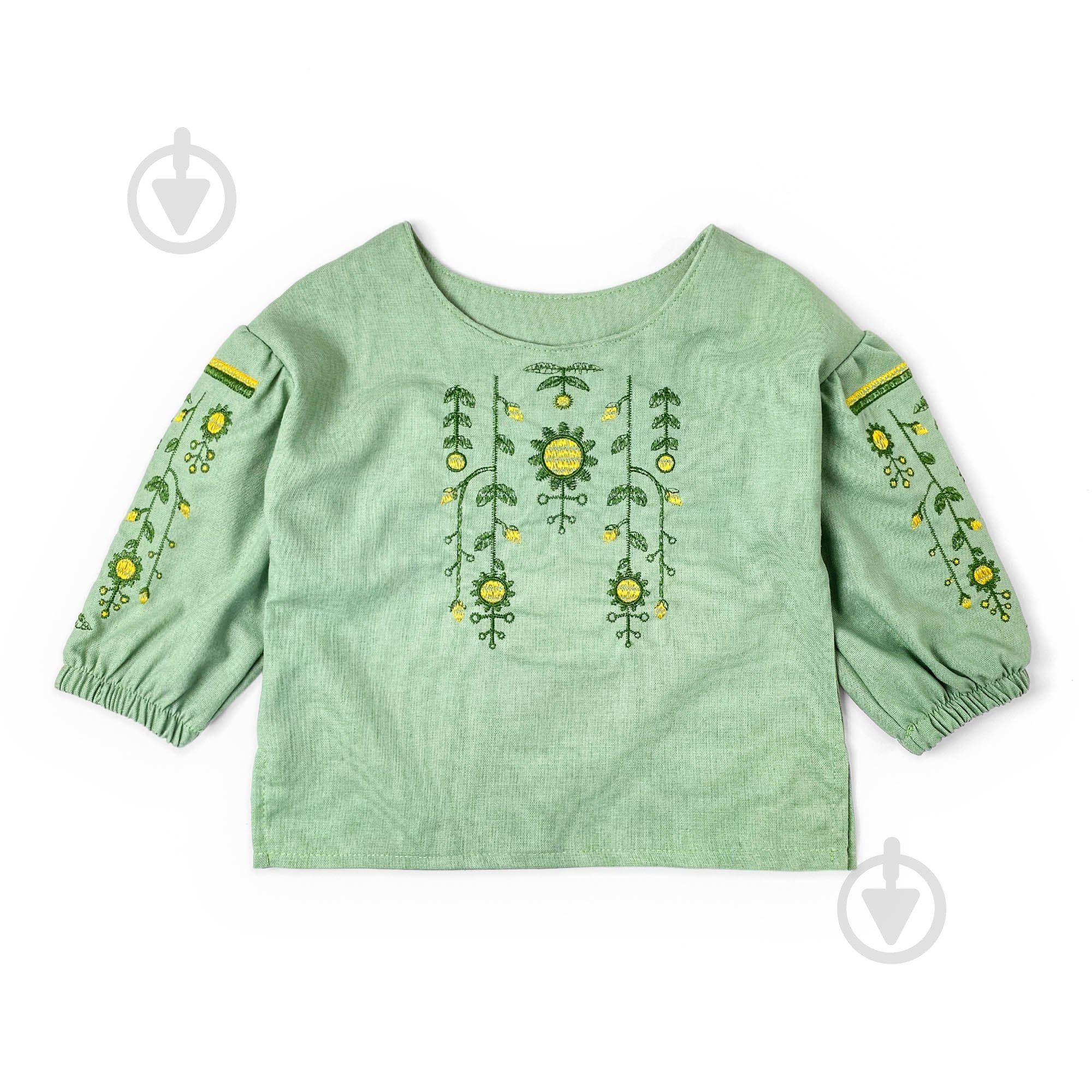 Вышиванка для девочек Dexter`s Flowing Heritage р.134 зеленый d1302-3 - фото 1