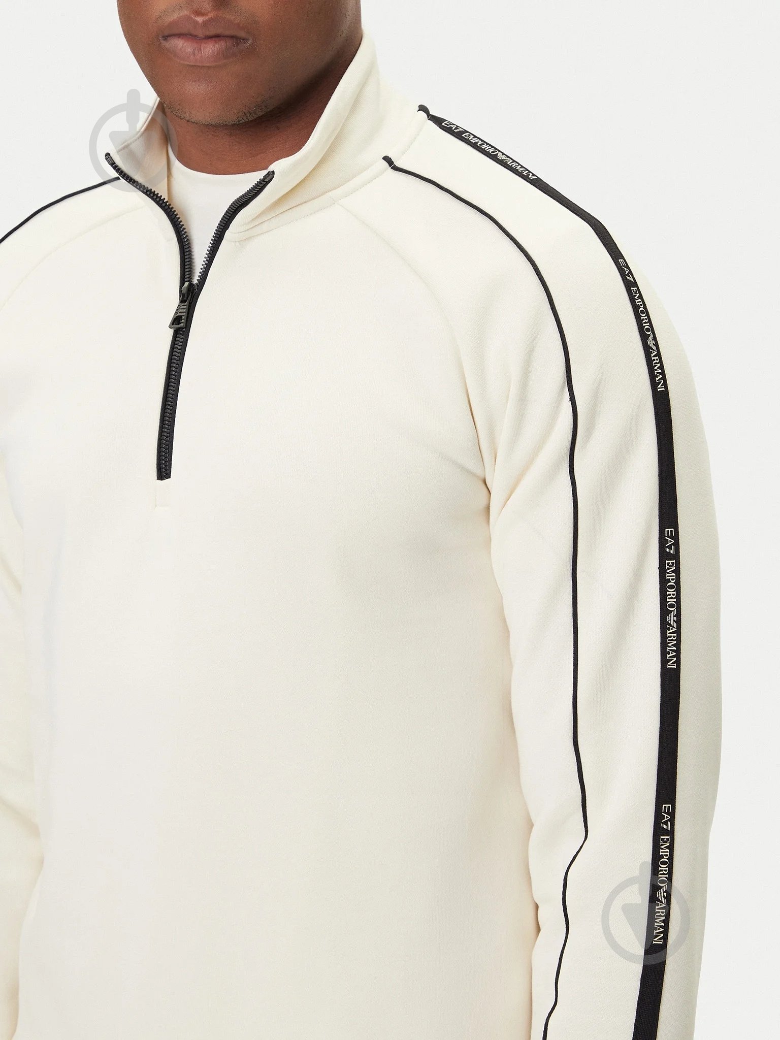Джемпер EA7 LOGO SERIES M TAPE T-TOP HZ BR 7M000971-AF10377-U1105 р.L бежевый - фото 3
