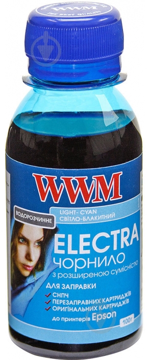 Чернила WWM Epson Universal Electra (EU/LC-2) cyan - фото 1